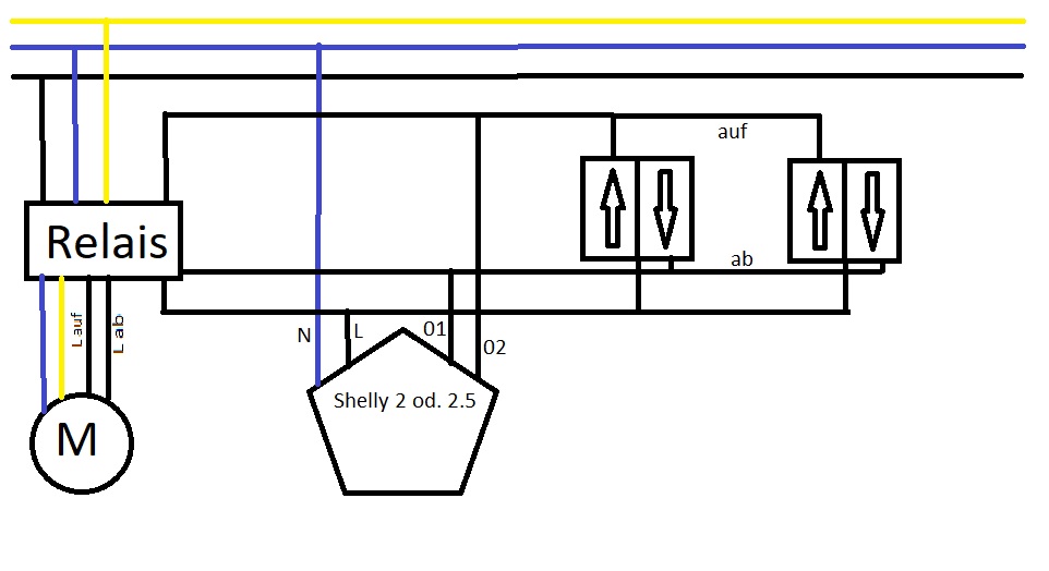 Rolladensteuerung Relais Schaltplan - Wiring Diagram