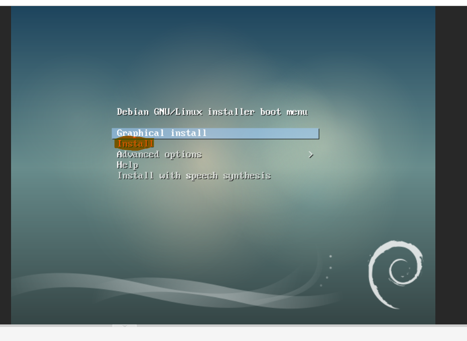 Debian install run