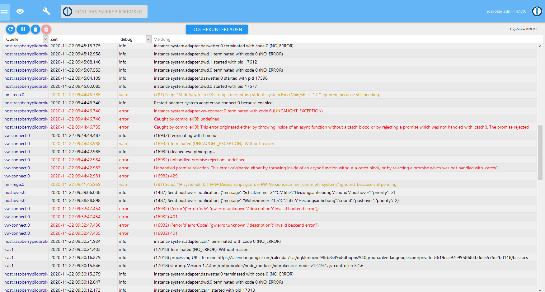 20201122 3 log Screenshot_2020-11-22 logs - ioBroker.png