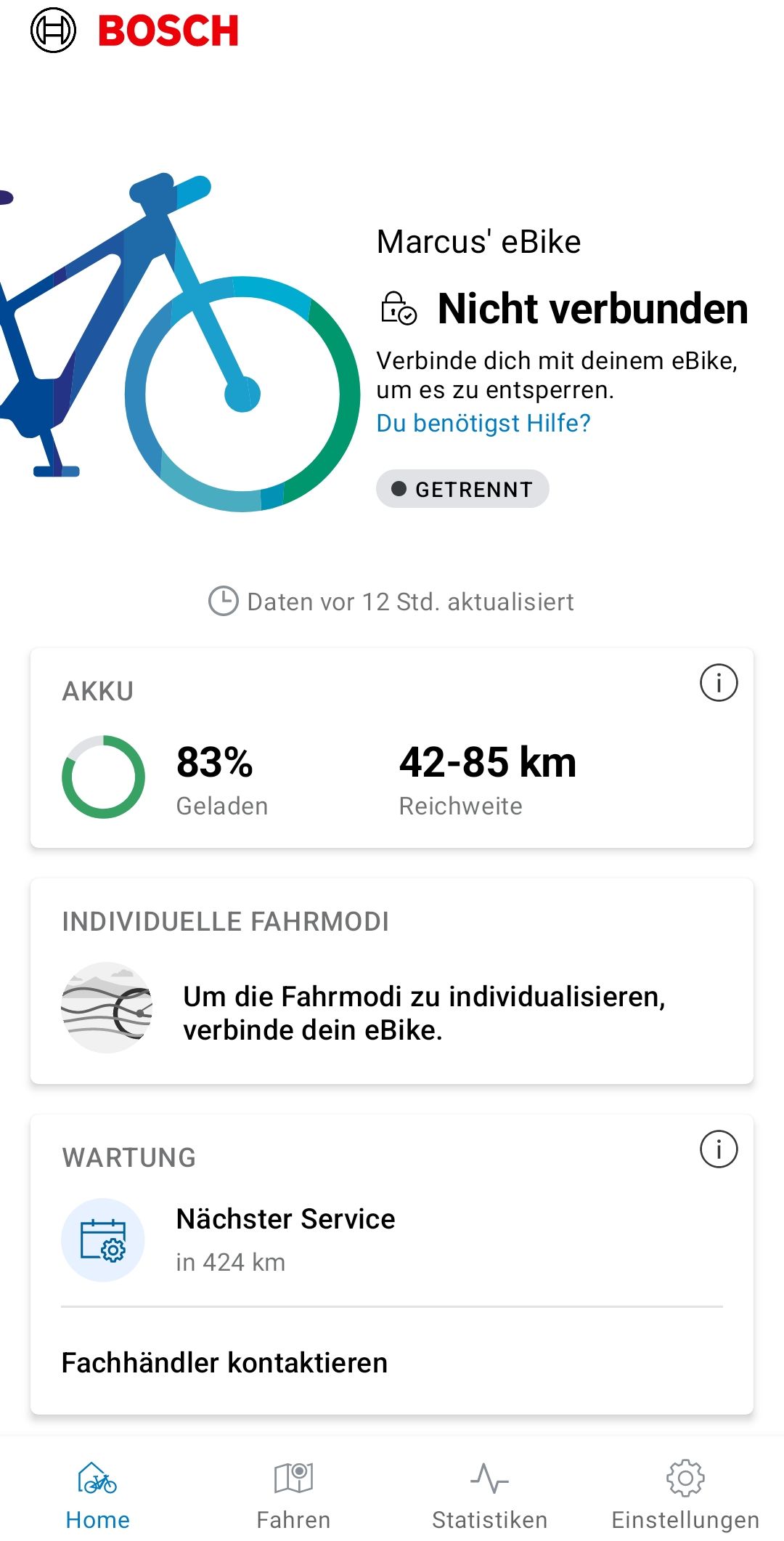 Test Adapter Bosch ebik connect flow