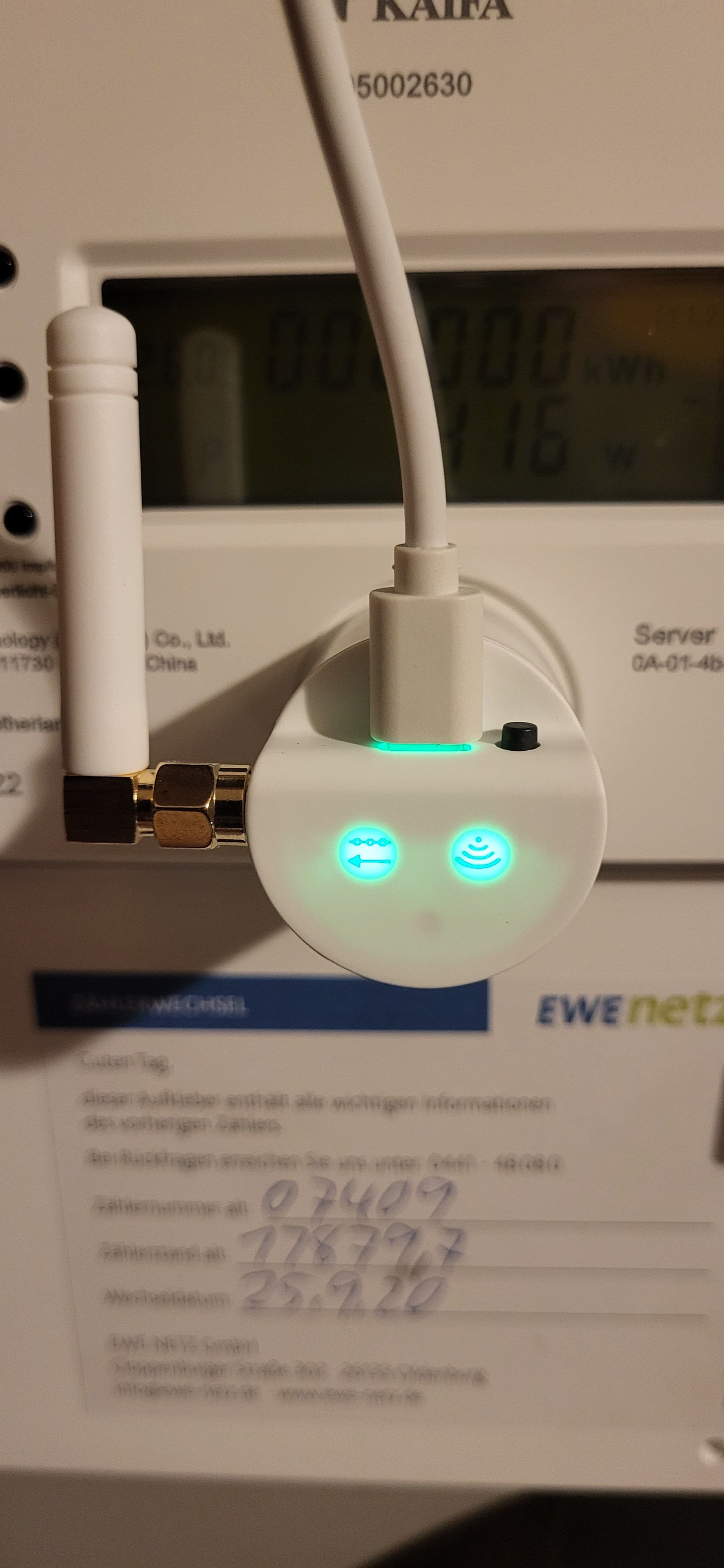 EWE Elmo Smartmeter Wifi einbinden