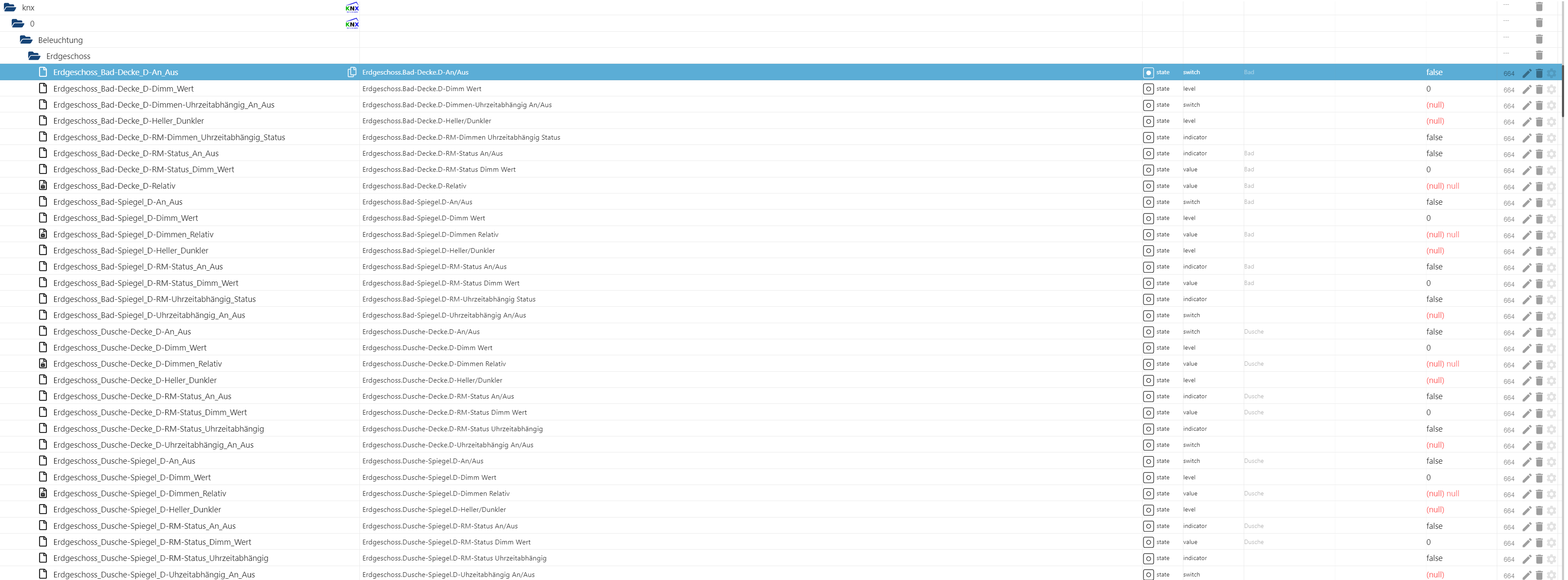 Iobroker und KNX Flags
