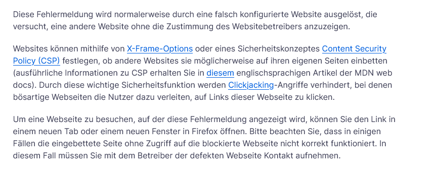 Screenshot 2023-11-20 at 19-25-26 Eine Website erlaubt Firefox nicht diese Seite anzuzeigen wenn sie in eine andere Seite eingebettet ist Mozilla-Hilfe.png