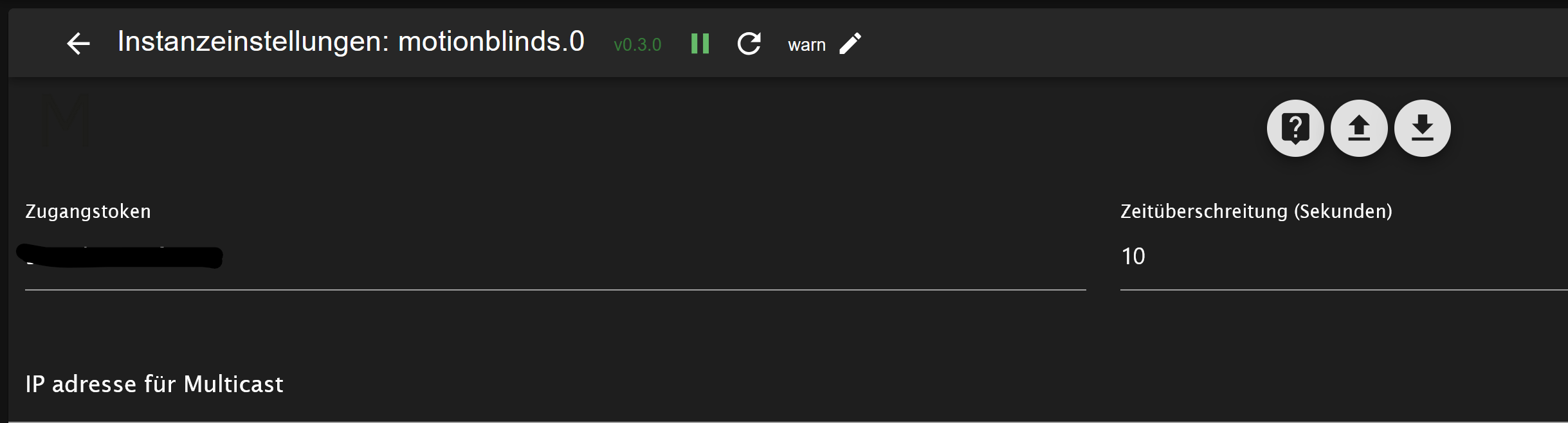 Motion Blinds Adapter